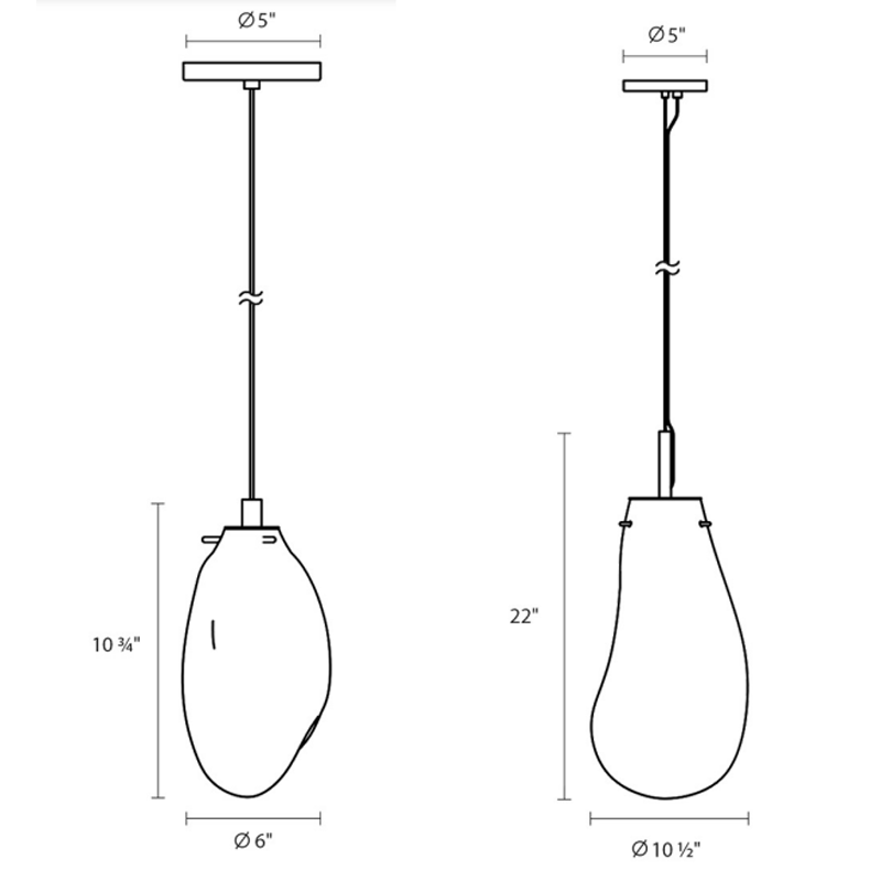 Modern Fashion Liquid Pendant-Fullstarlighting