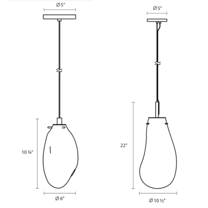 Modern Fashion Liquid Pendant-Fullstarlighting