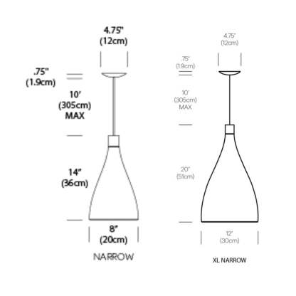 Swell Narrow Pendant-Fullstarlighting