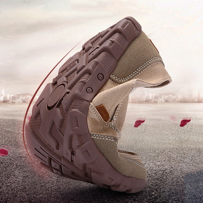 Pánské outdoorové prodyšné lehké vycházkové tenisky s dobrou podporou klenby