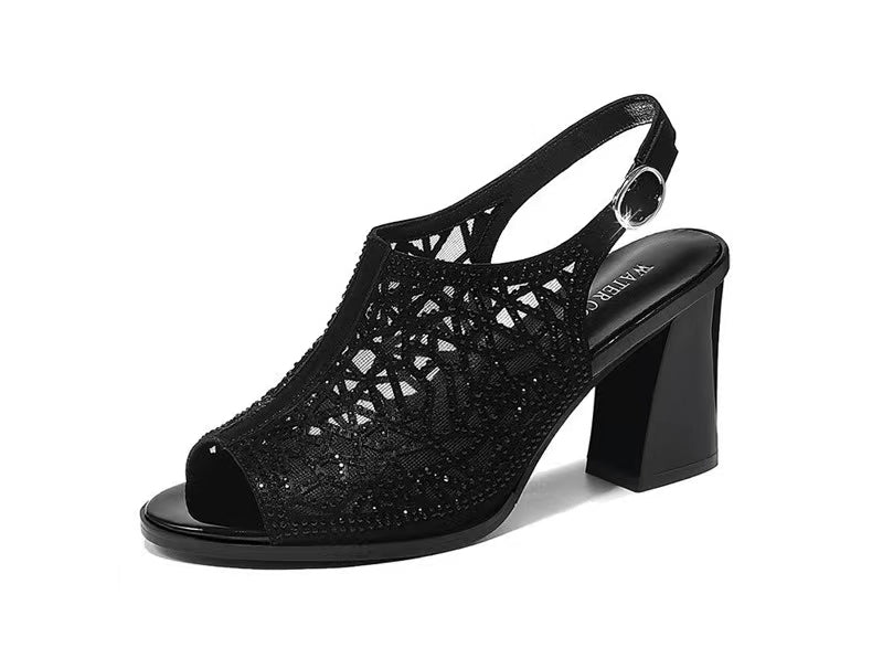 Nové sandály z duté síťoviny evropského a amerického stylu