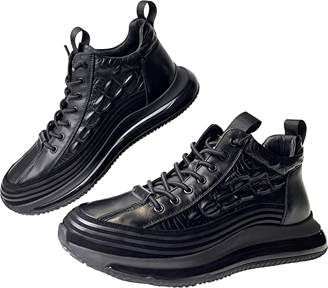 Sneakersy Z Nadrukiem Krokodyla SkÓry WoŁowej