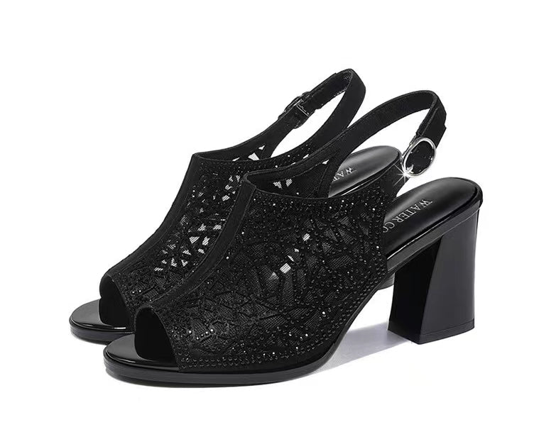 Nové sandály z duté síťoviny evropského a amerického stylu