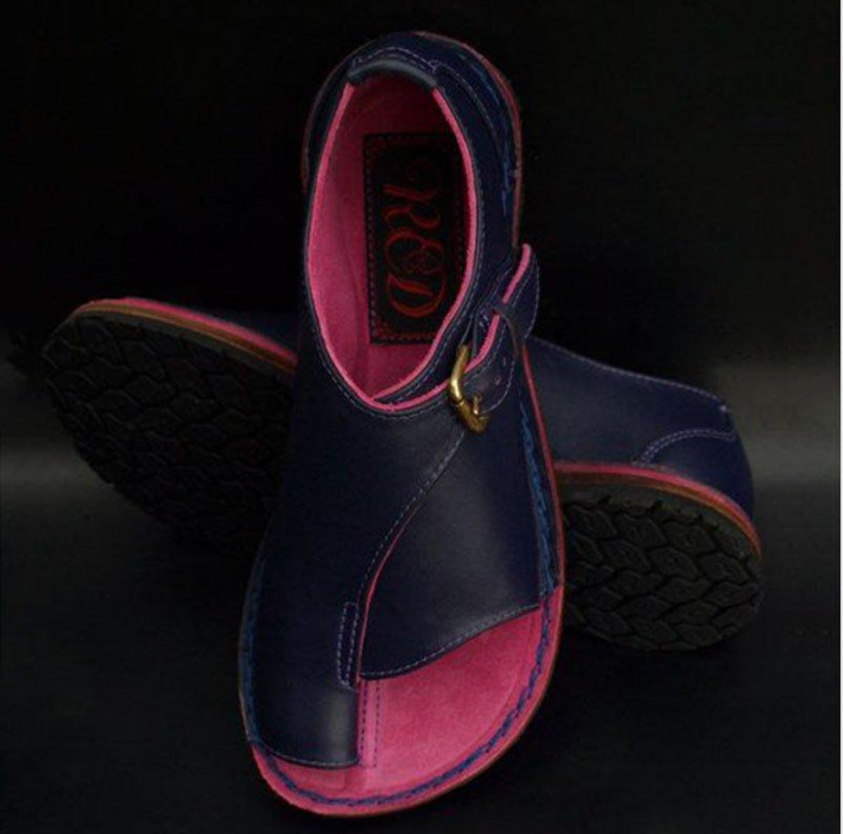 DÁMSKÉ SANDÁLY Z MĚKKÉ KOŽE