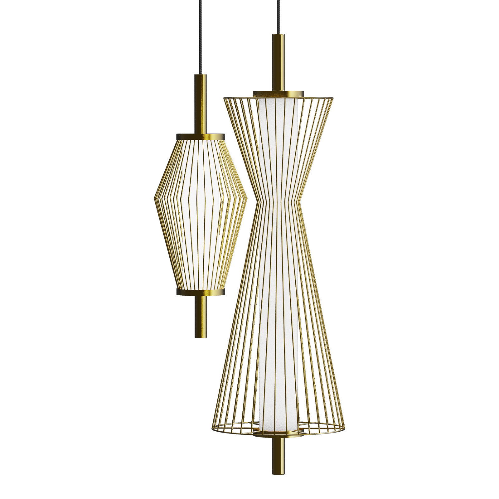  3" Nightshade Dress Iron Pendant Combo