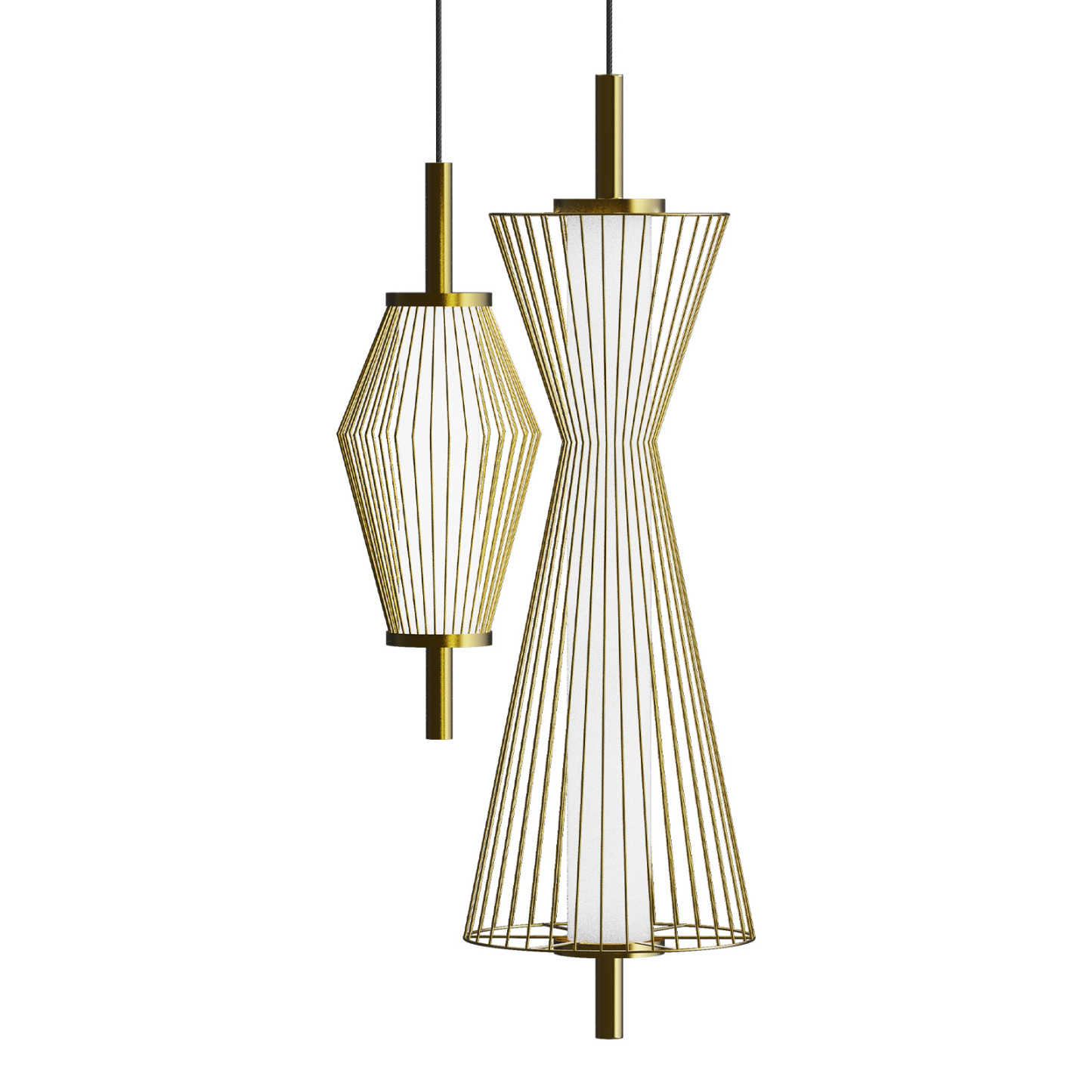  3" Nightshade Dress Iron Pendant Combo