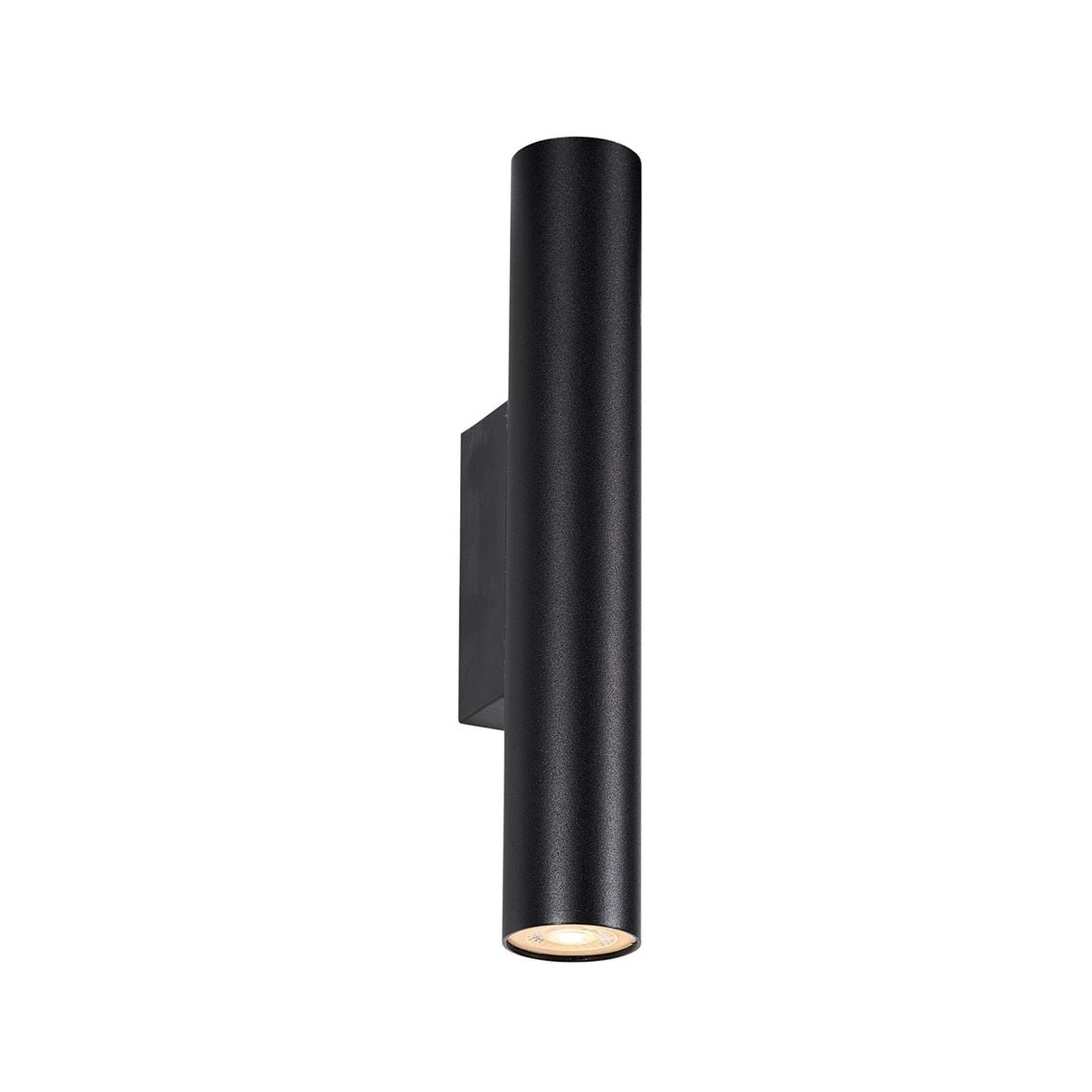 2" Matt Black up and down Modern outdoor wall light 