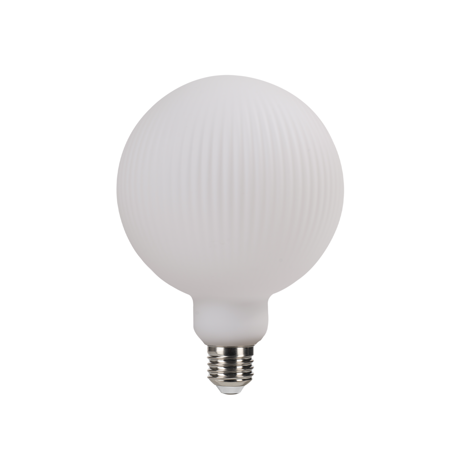 Texture Series G120 E27 Vertical Line S Matt Milky 