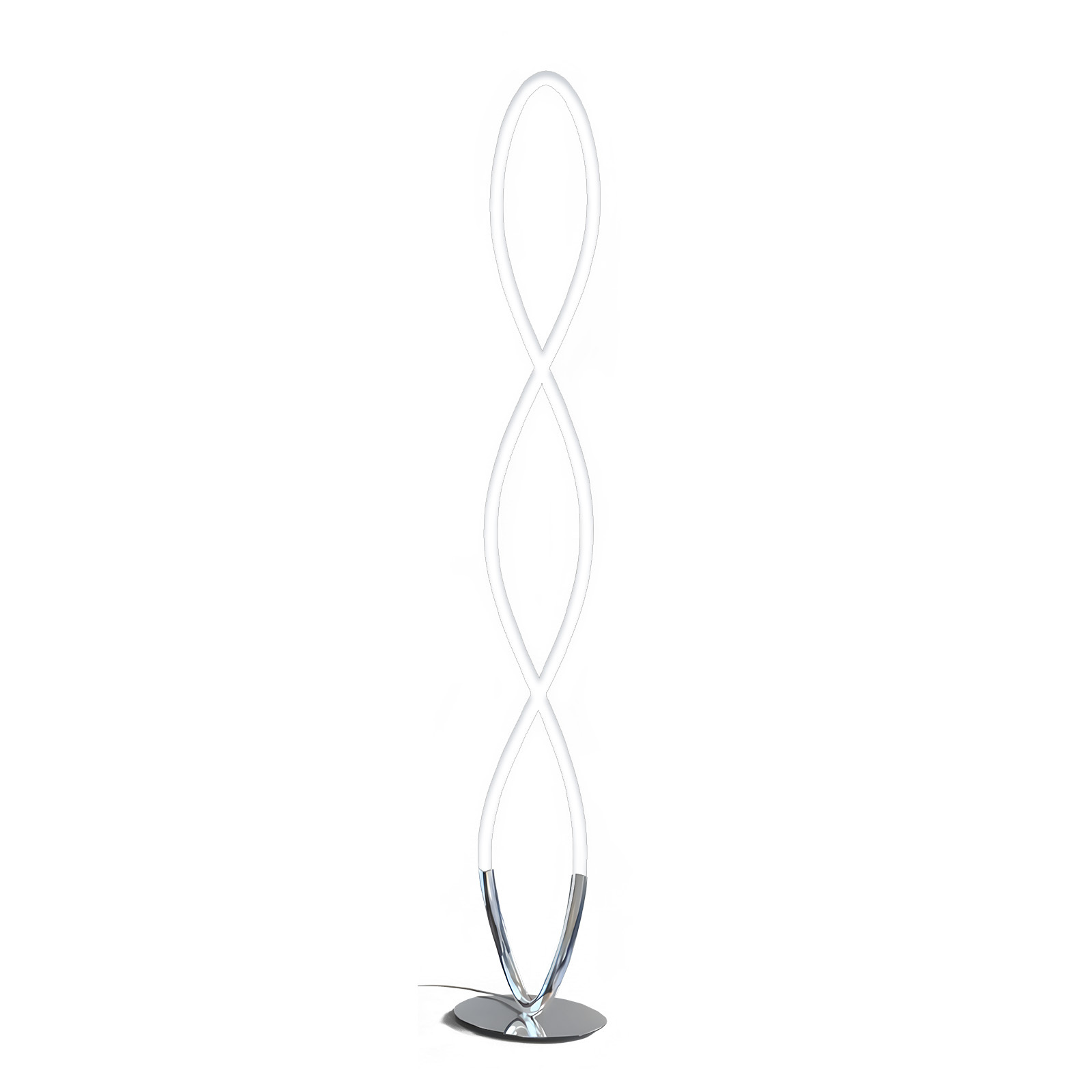 Tara 57" Twist tubular design Floor Lamp 