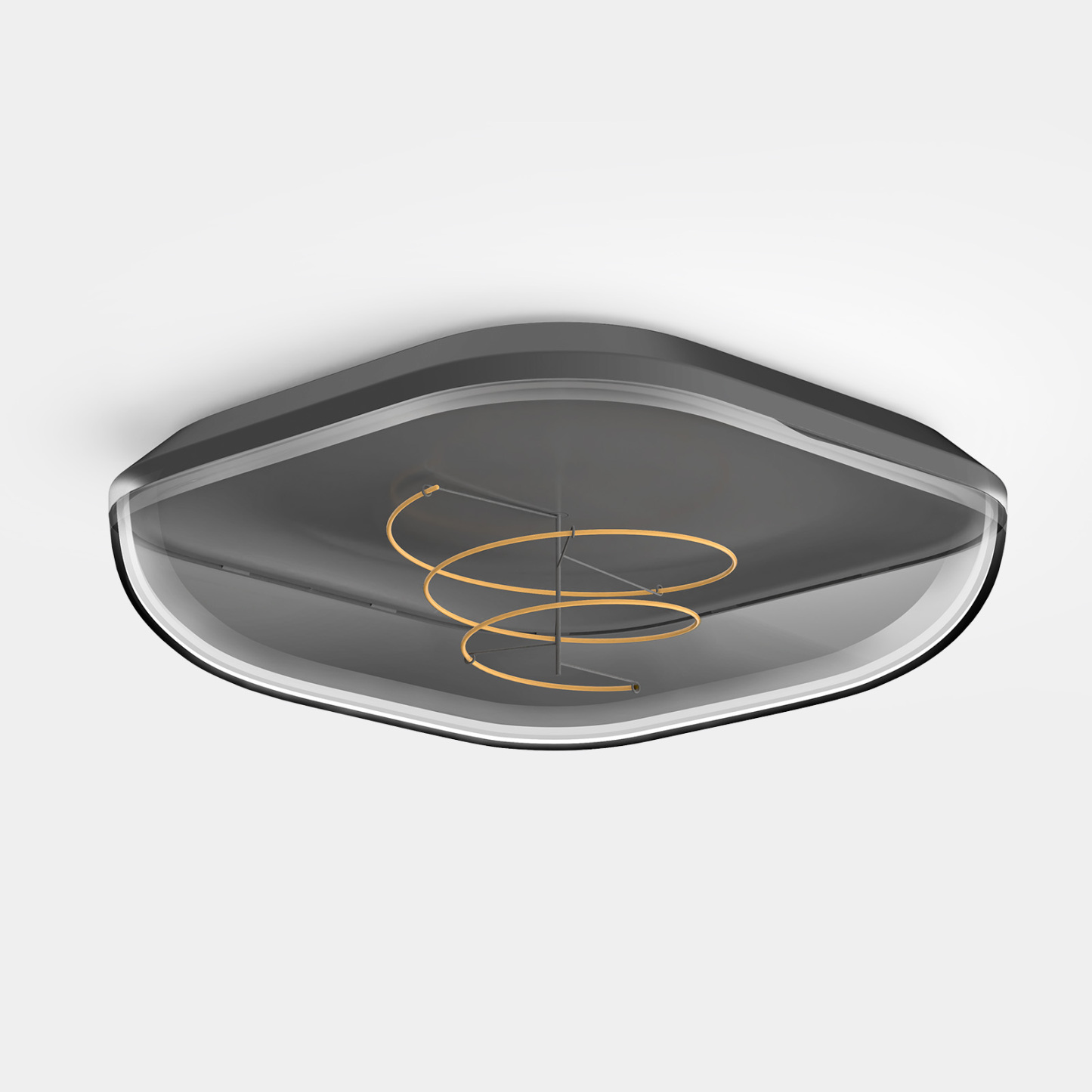 13" Cactus Square Ceiling Smoky 