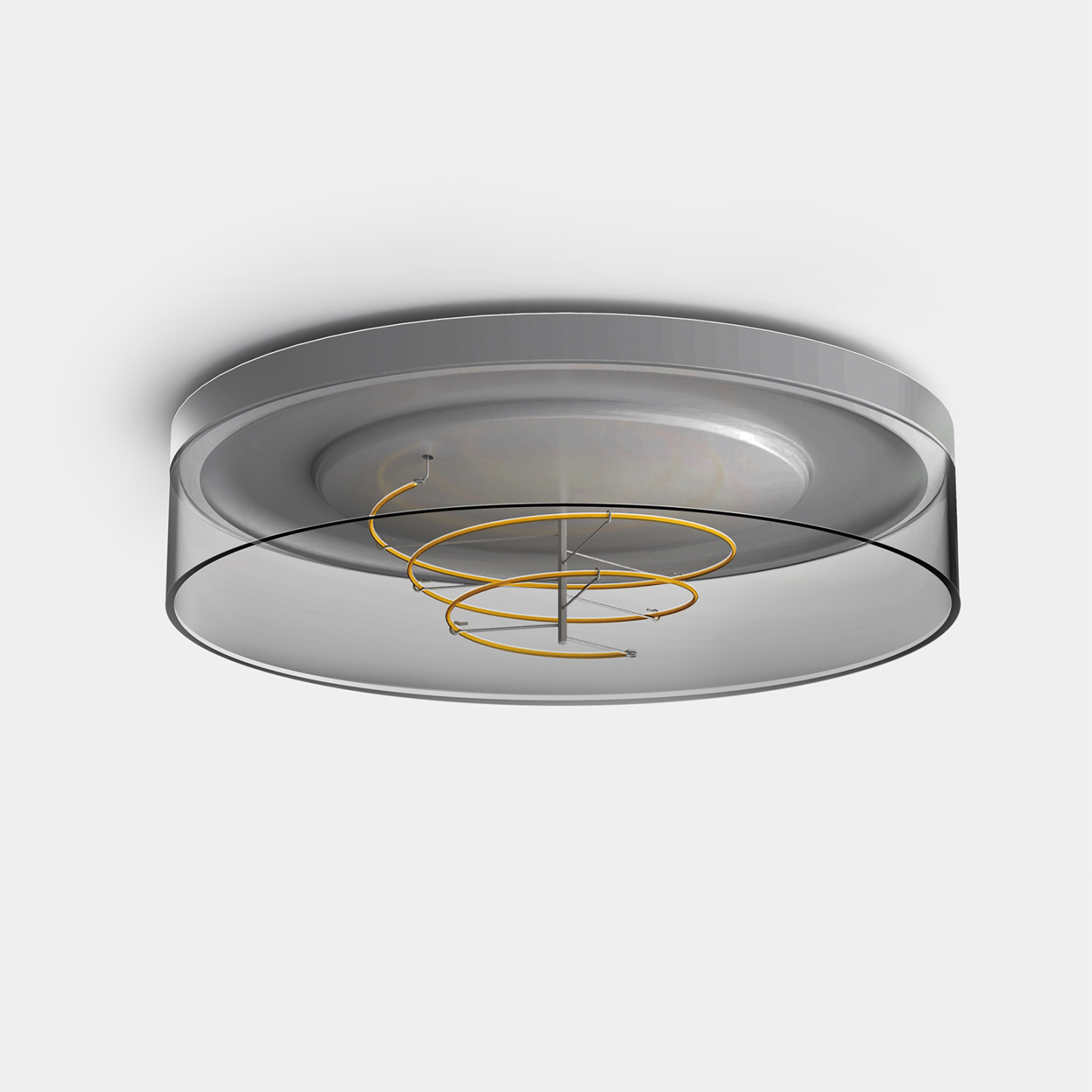 13" Cactus Round Ceiling Smoky 