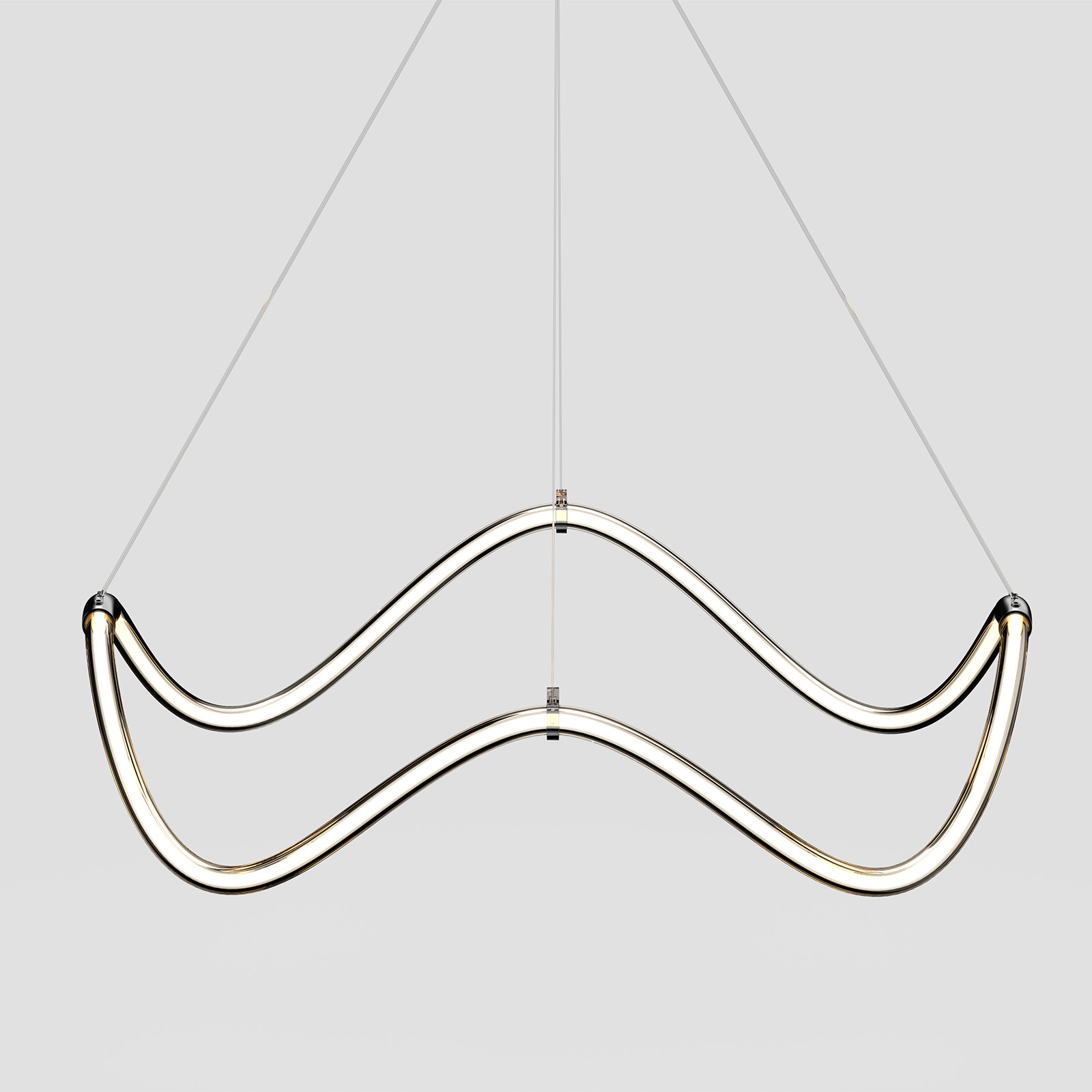 Orchid 42" Crown Design Pendant  