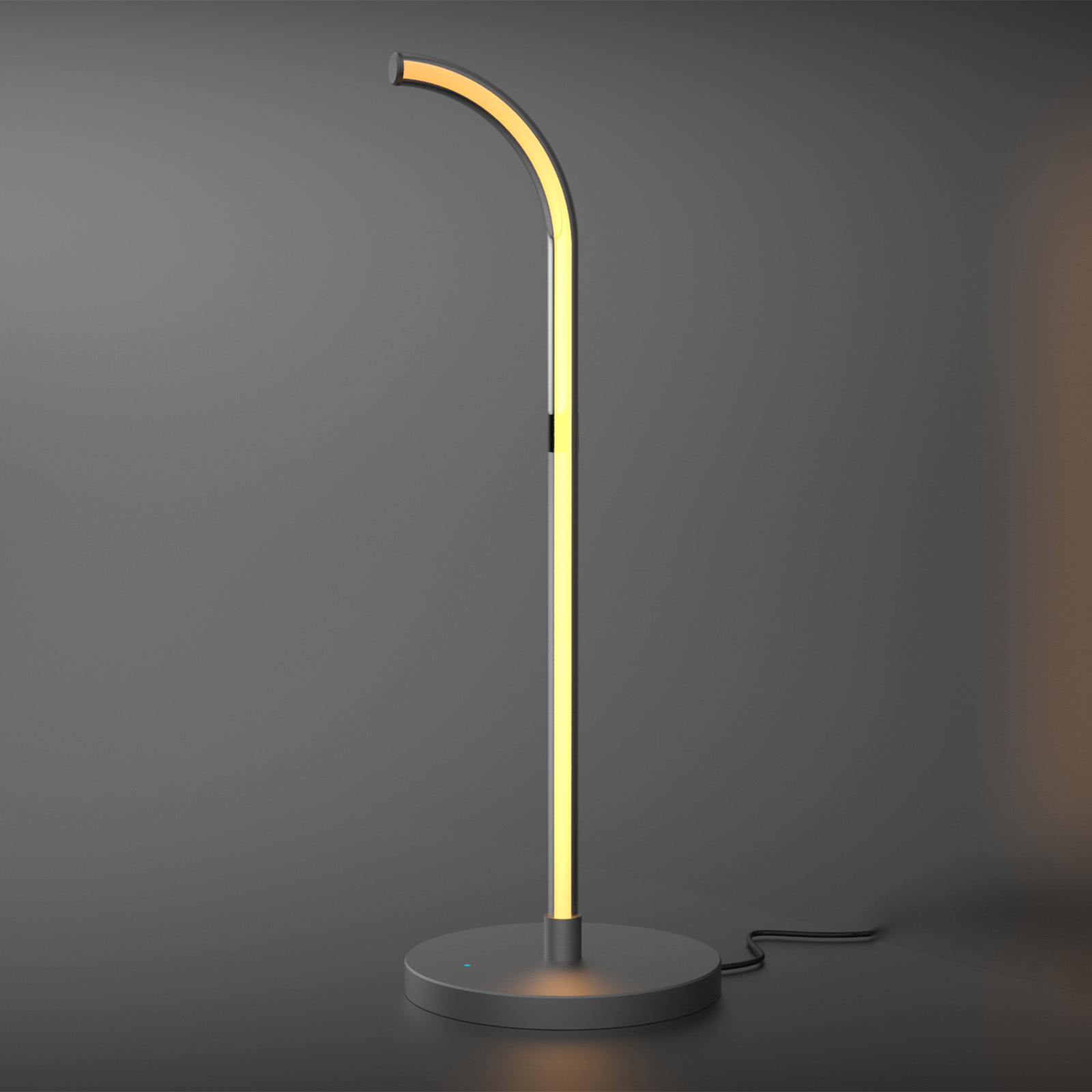 Orchid 17" Curve tubular design table lamp Type A