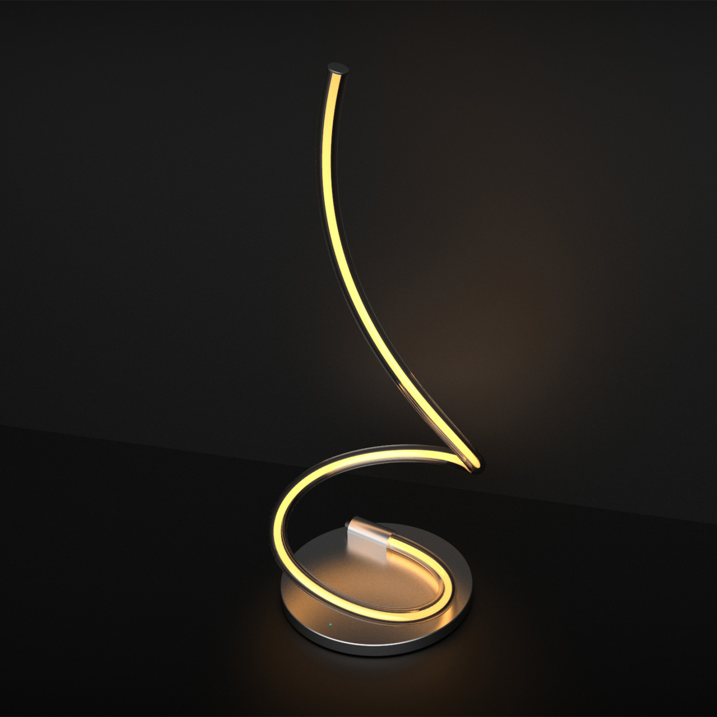 Orchid 18" Spiral tubular design Floor Lamp 