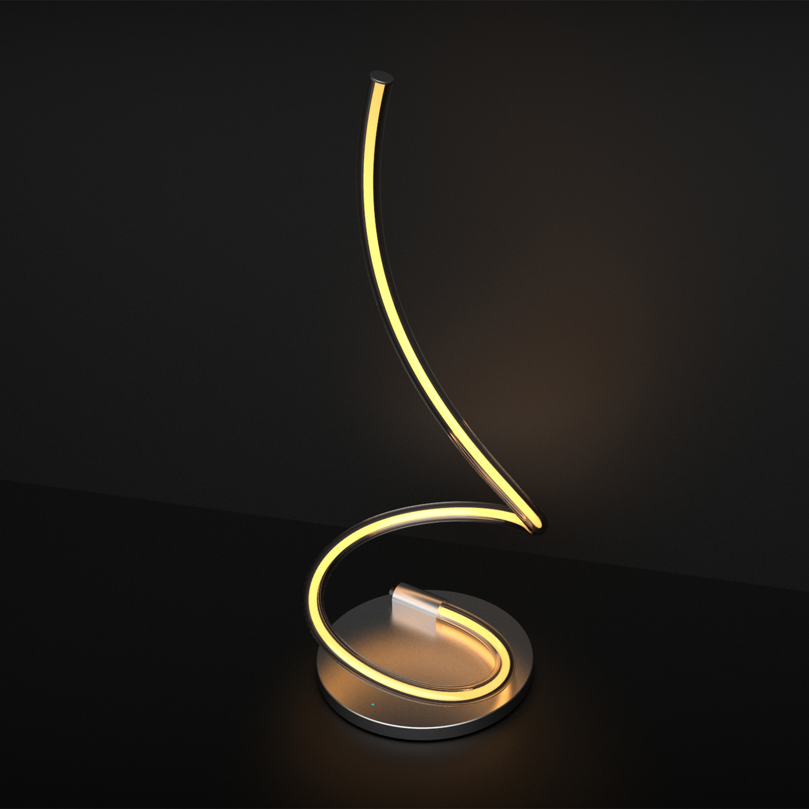 Orchid 18" Spiral tubular design Floor Lamp 