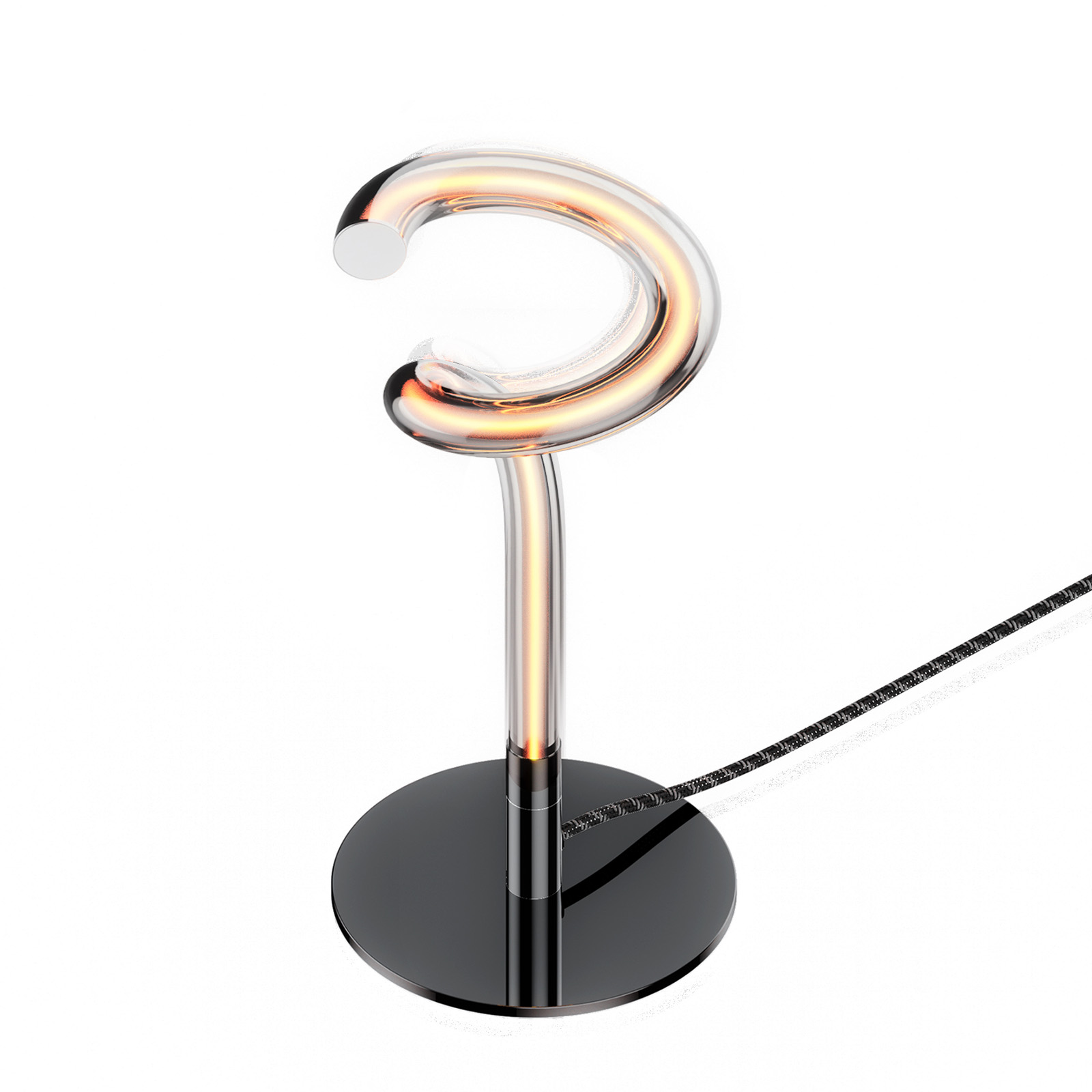 Orchid 17" Curve tubular design table lamp Type B