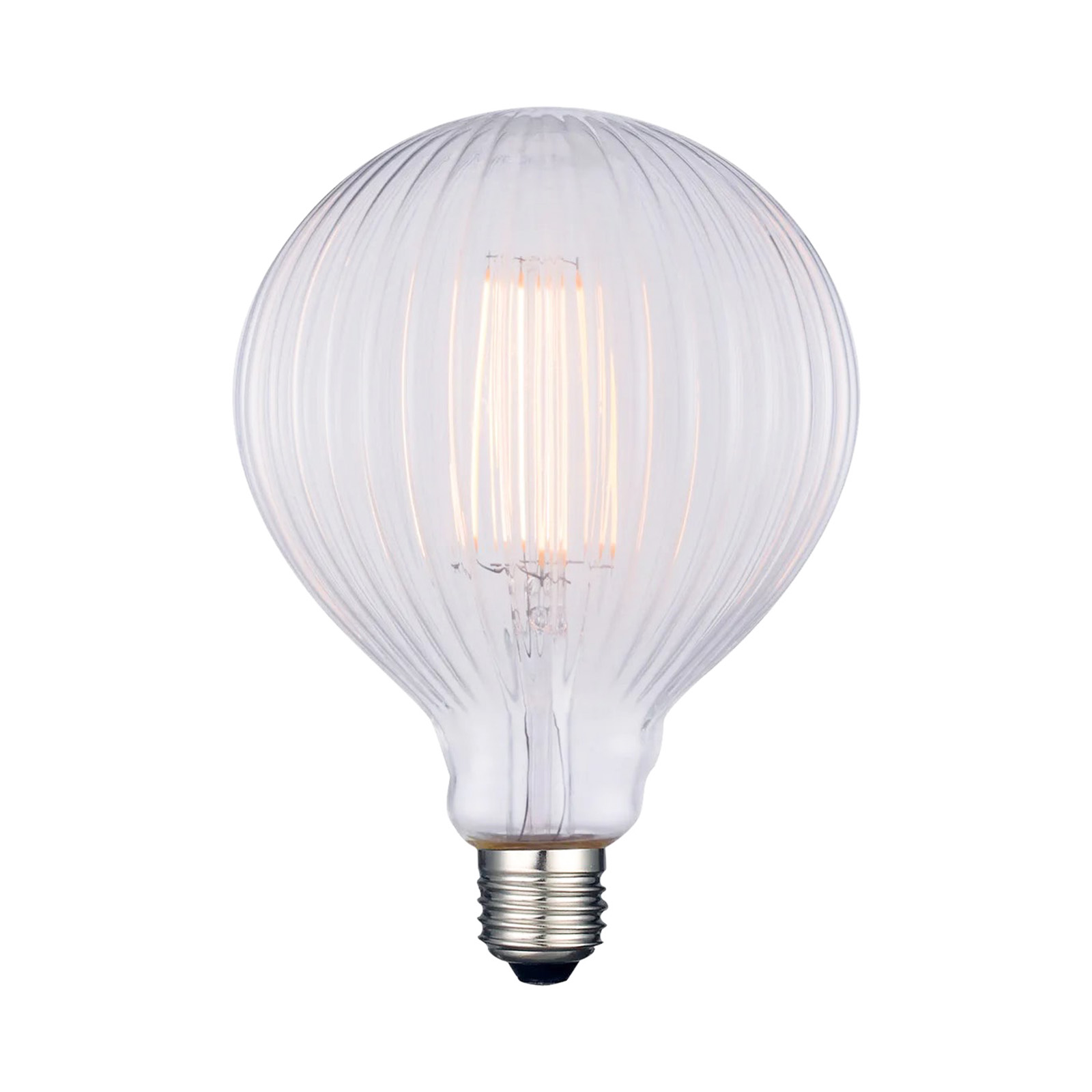 Texture Series G120 E27 Vertical Line S Matt Milky 