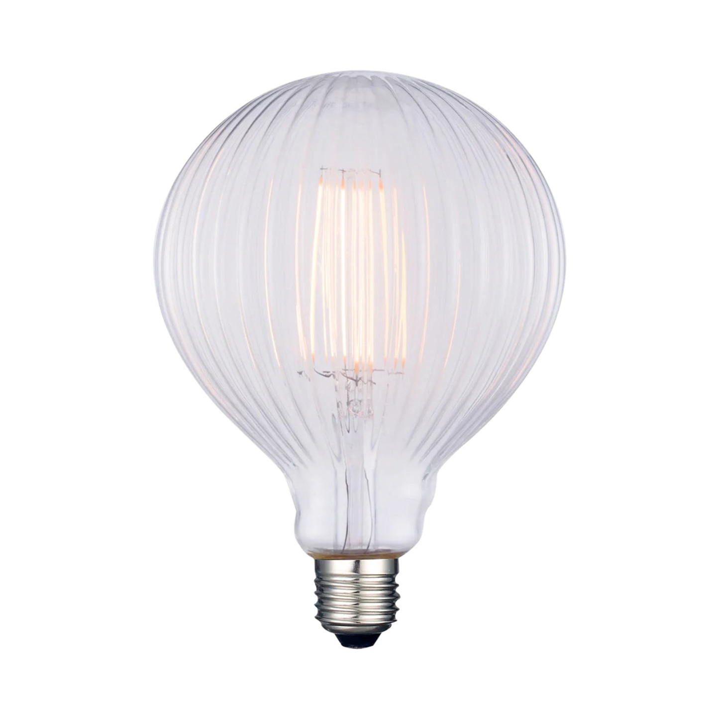 Texture Series G120 E27 Vertical Line S Matt Milky 