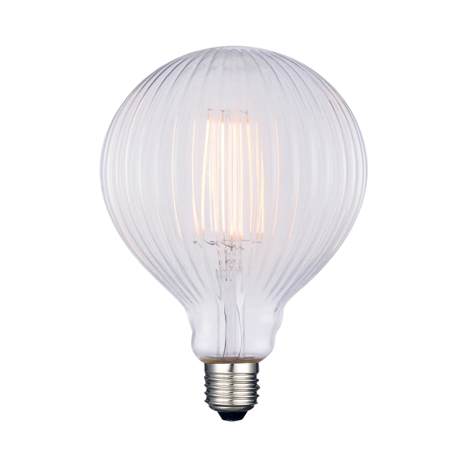 Texture Series G120 E27 Vertical Line S Matt Milky 