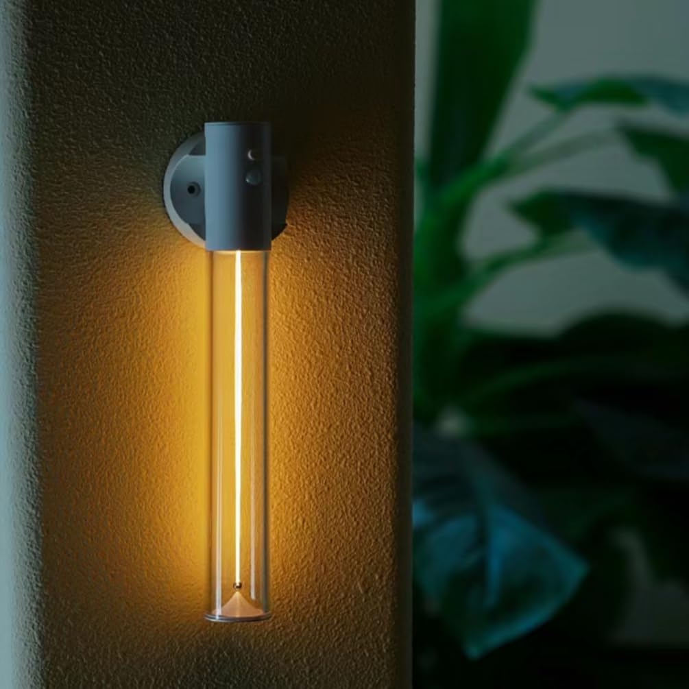 Motion Sensor Wall Light Magnetic LED Wall Lamp Cordless Wall Lights Body Sensor Wall Sconces for Indoor Staircase Corridor Beside Hallway Cabninet(Gray)