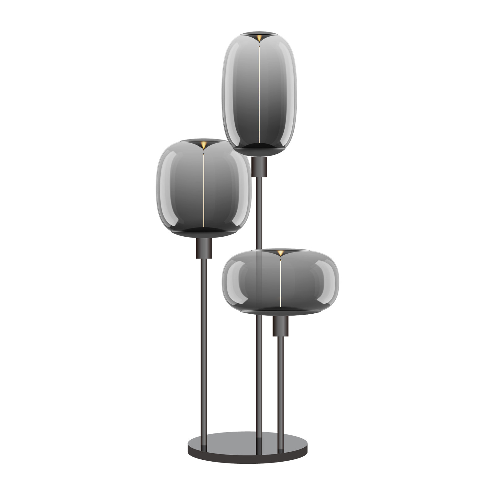 Viola  Triple  Deco Lamp Group