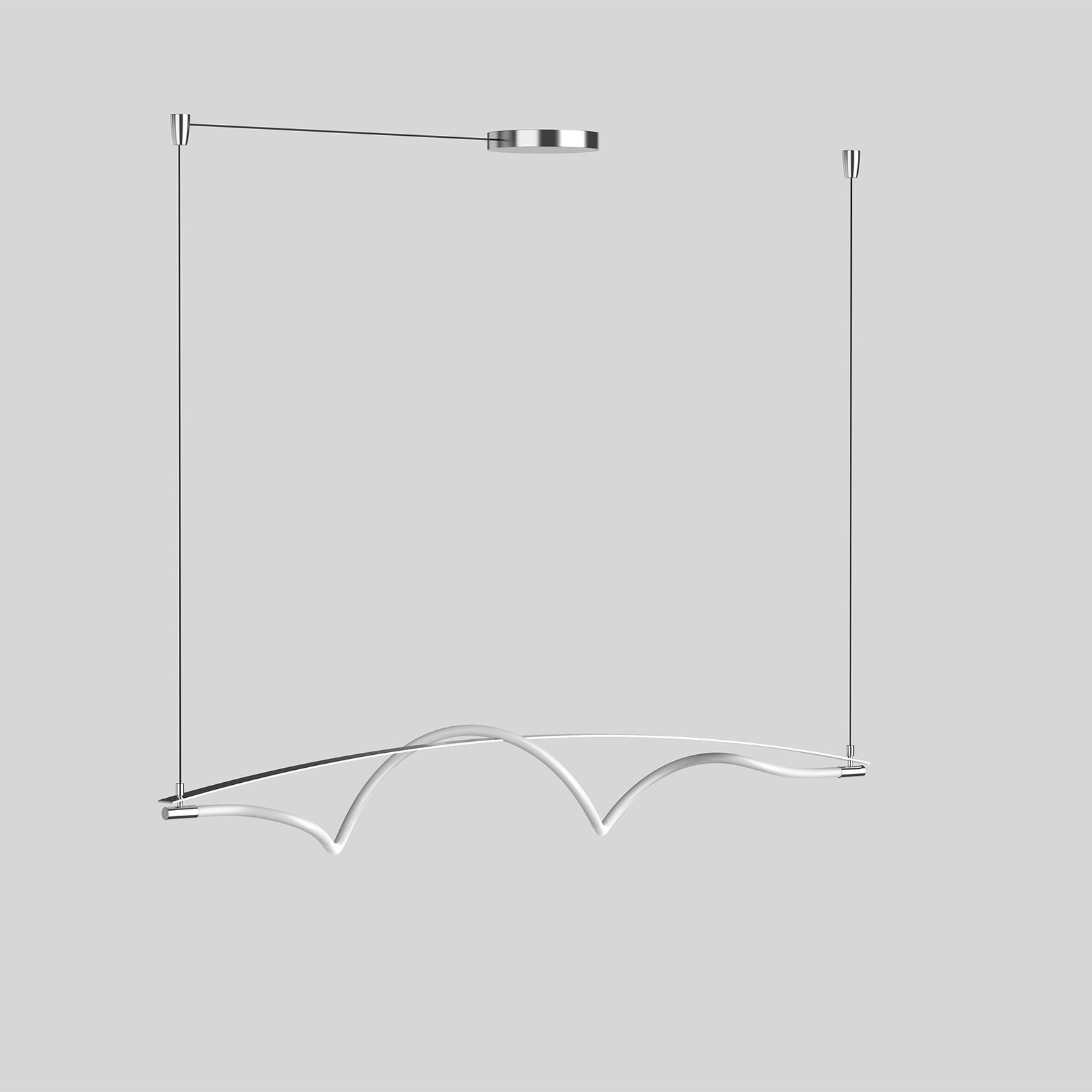 Ochid 42" Curve line Pendant 