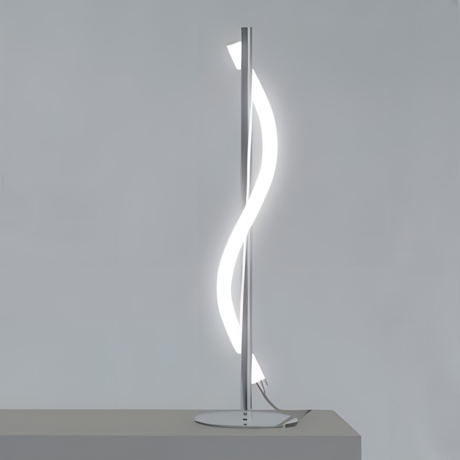 Tara 47" Curve tubular design Floor Lamp 