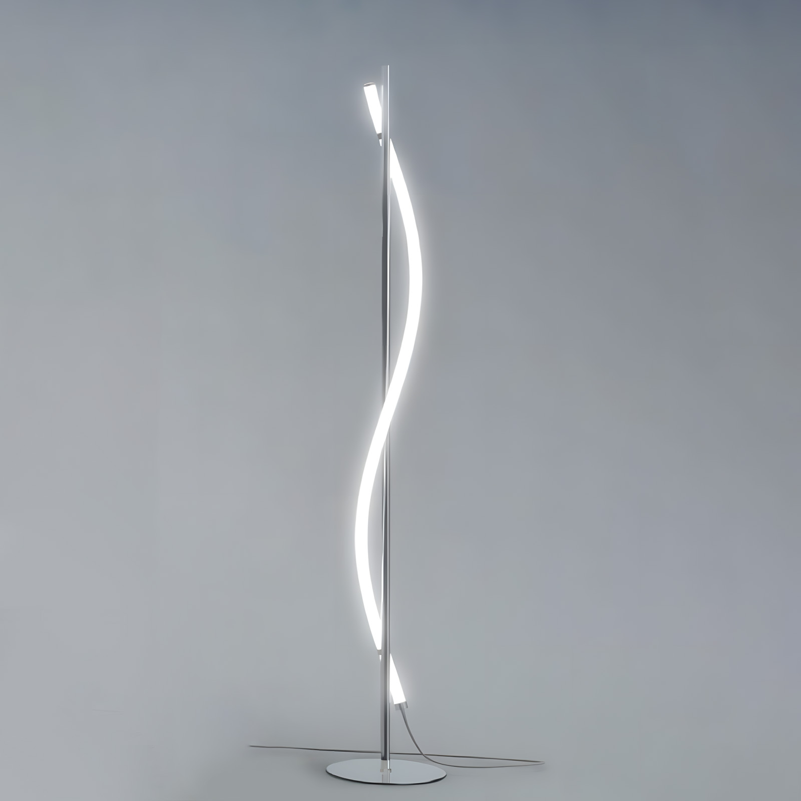 Tara 47" Curve tubular design Floor Lamp 