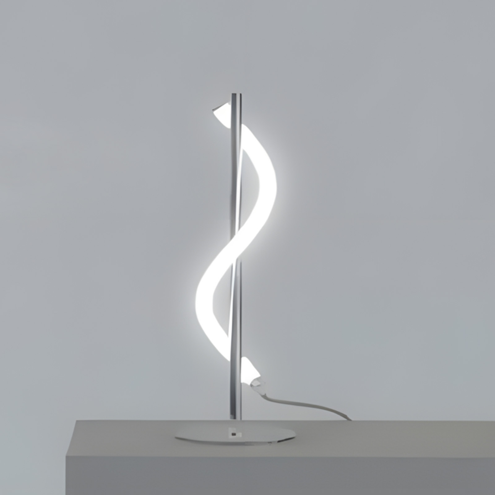 Tara 47" Curve tubular design Floor Lamp 