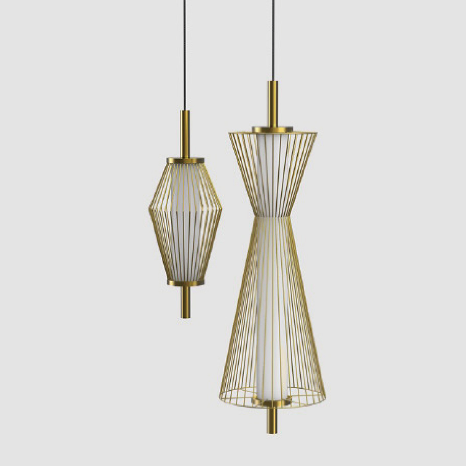  3" Nightshade Dress Iron Pendant Combo