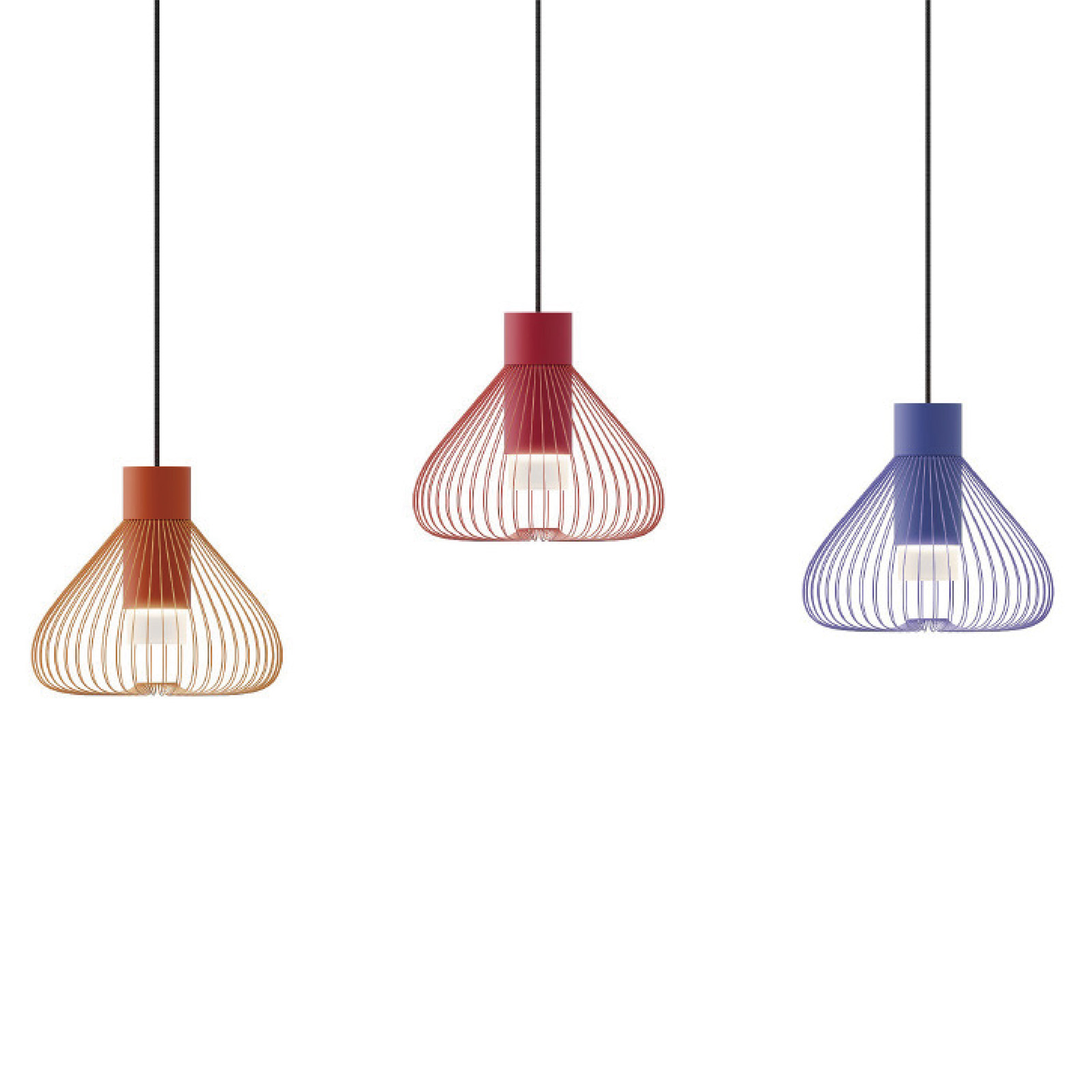 5" Rosa Latern shape Iron Pendant 