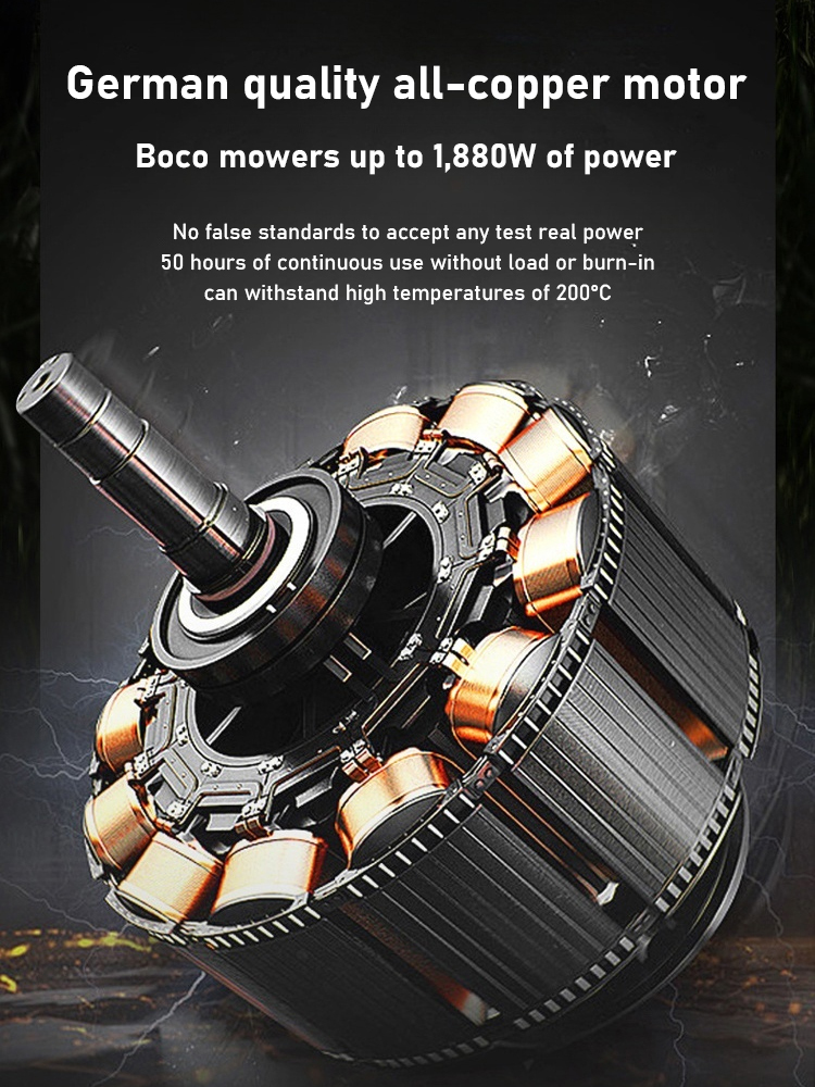 【All Copper Motor】Upgrade Portable Mower