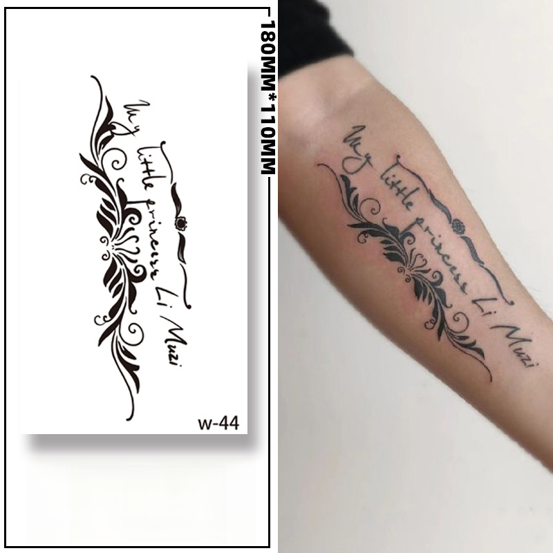Herbal Plants Long-lasting Waterproof Tattoo Stickers