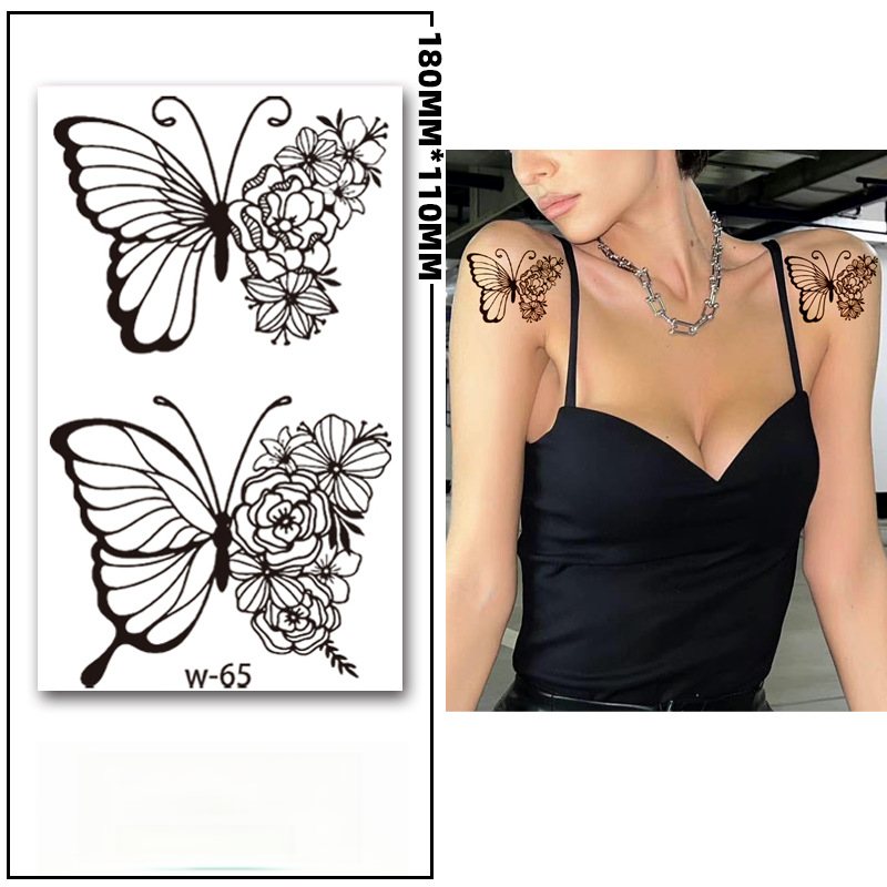 Herbal Plants Long-lasting Waterproof Tattoo Stickers
