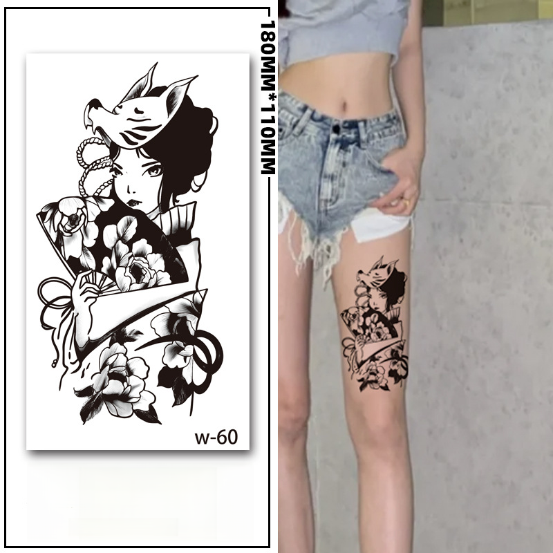 Herbal Plants Long-lasting Waterproof Tattoo Stickers
