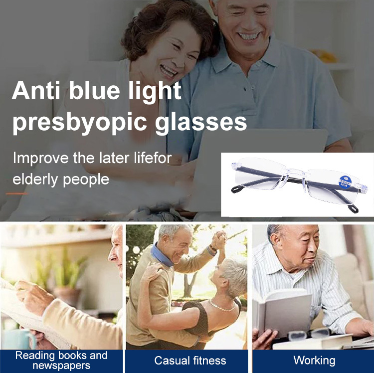 Autozoom reading glasses
