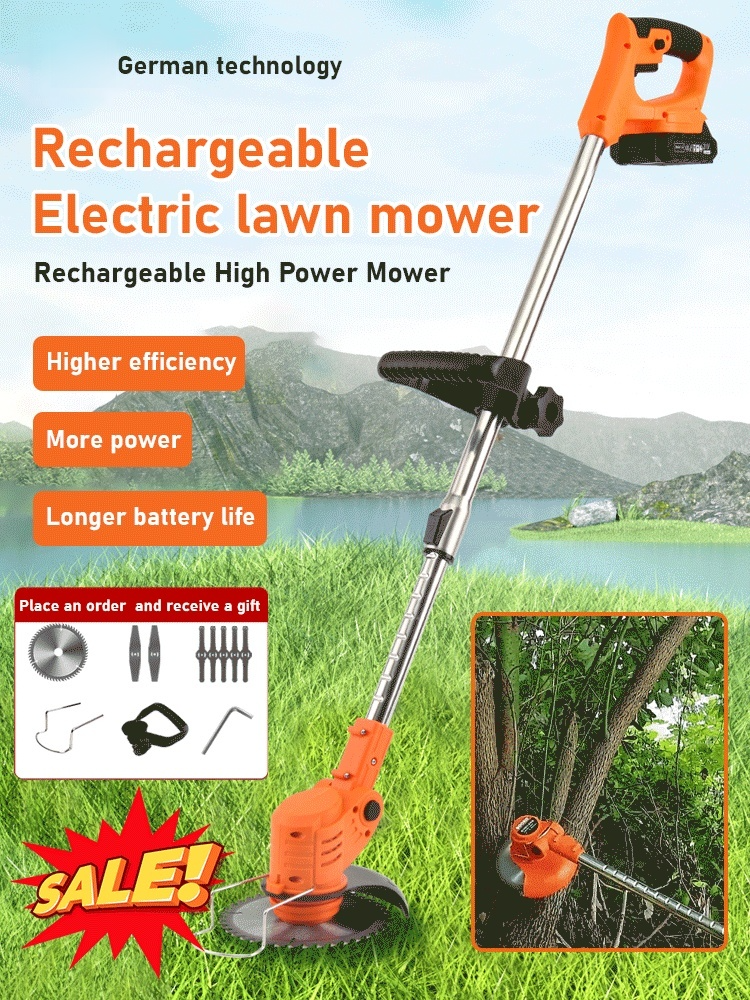 【All Copper Motor】Upgrade Portable Mower