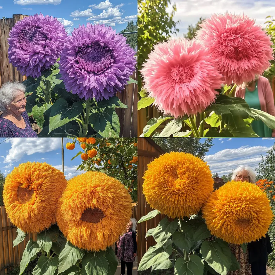 🌻 Giant Teddy Bear Sunflower