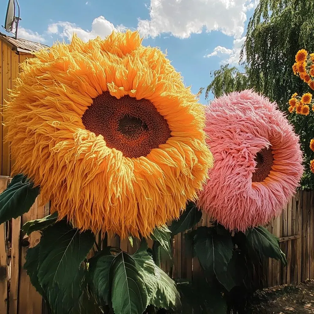 🌻 Giant Teddy Bear Sunflower