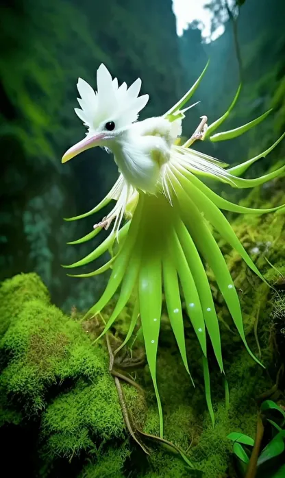 White Phoenix Orchid Flower Seeds