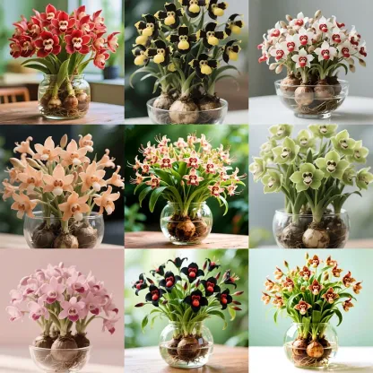 Monkey Orchid bulbs - can survive in soil or hydroponics💧🌱