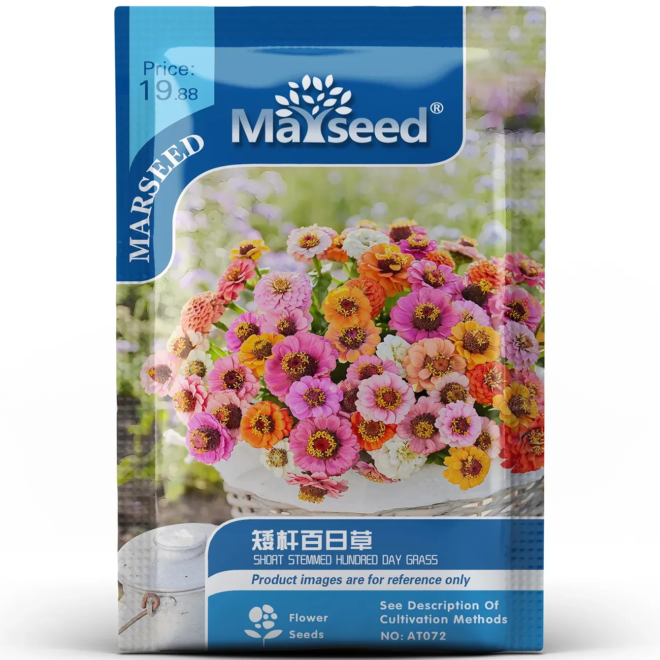 🌺Double Dwarf Zinnia Seeds