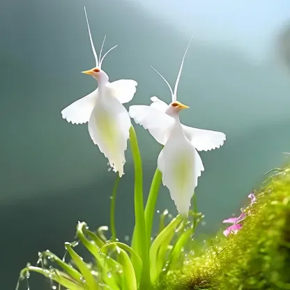 White Phoenix Orchid Flower Seeds