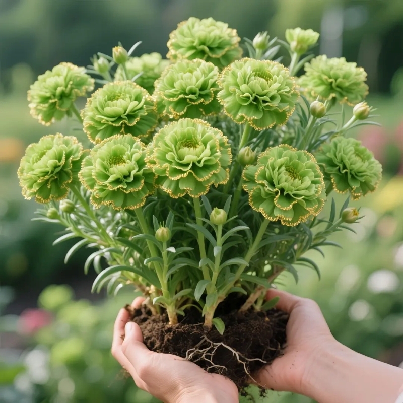 Double-Petaled Golden-EdgedSunflowers Seeds