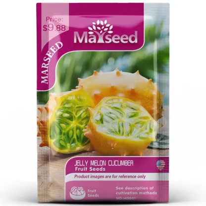 Graines de melon et concombre gélifiés