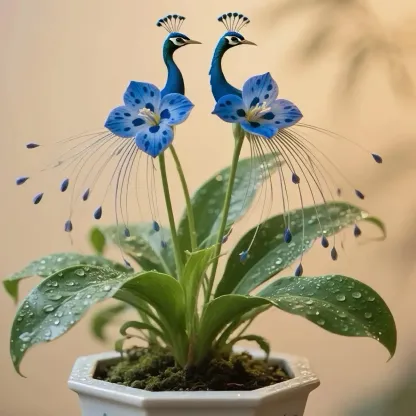 💎 Peacock Bloom Orchid
