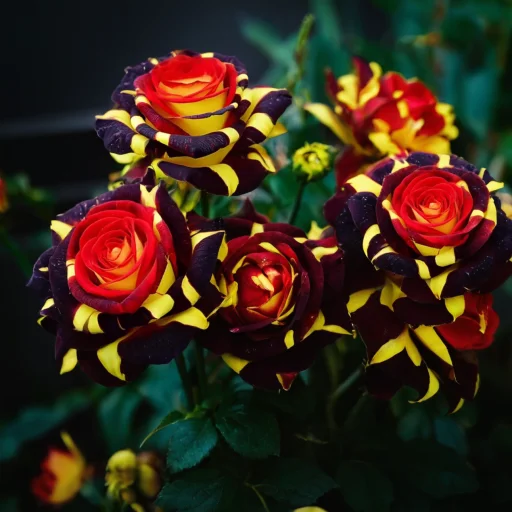 Rare Rose "Firebird" -Love Flower