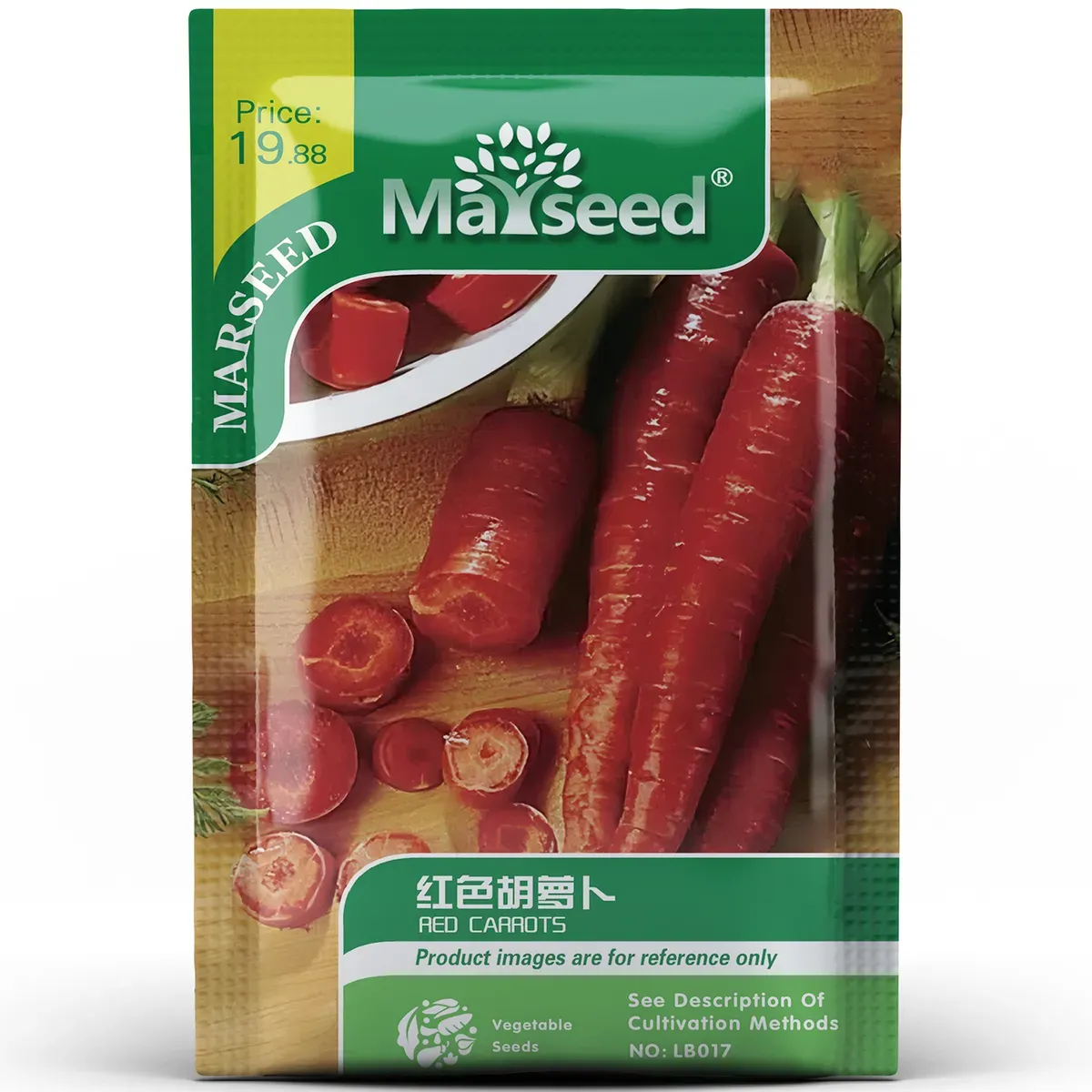 Graines de carottes rouges