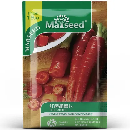 Graines de carottes rouges