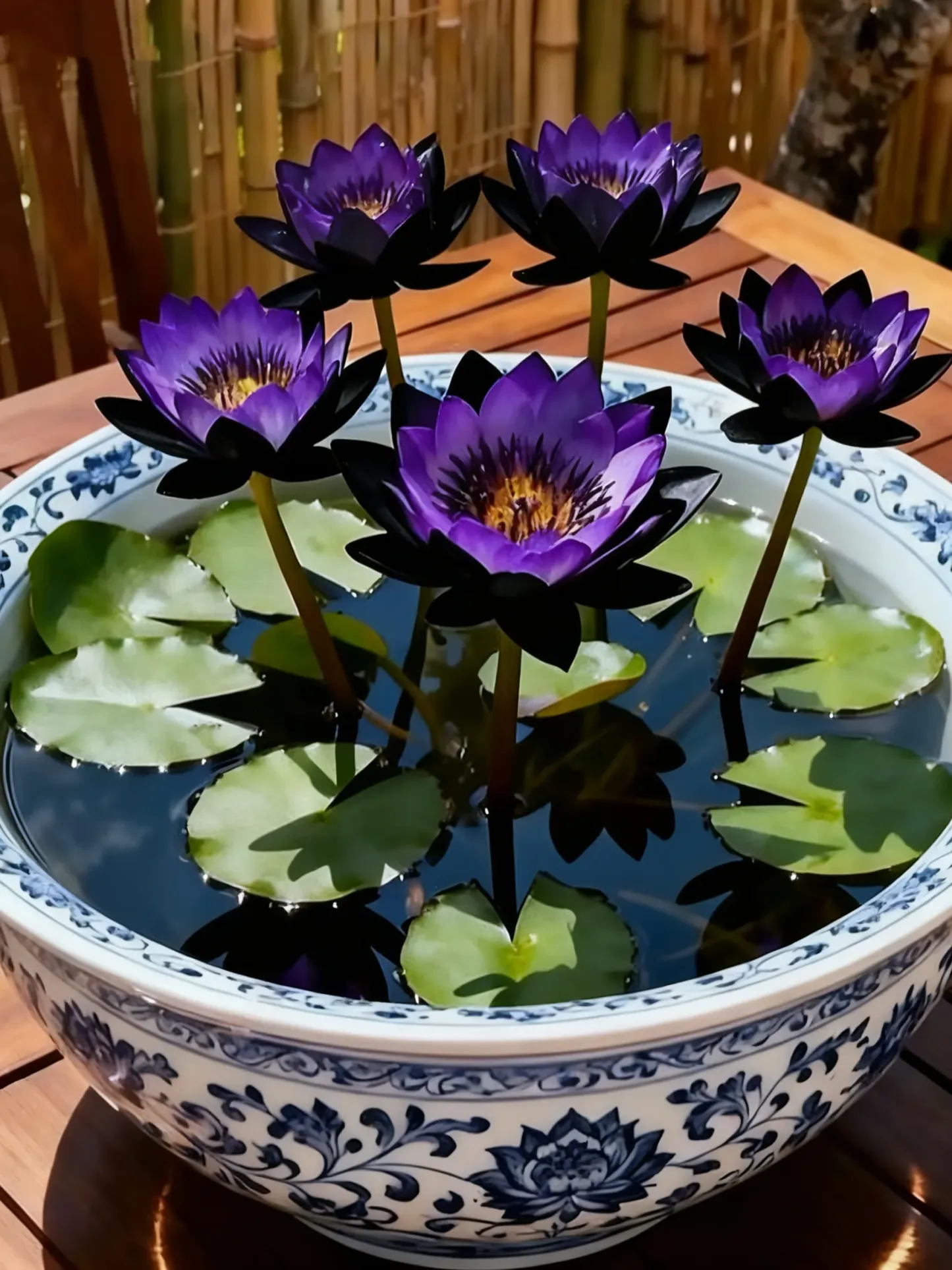 🌌💜 Shadow Essence Lotus – A Rare Beauty for Your Garden 🌸